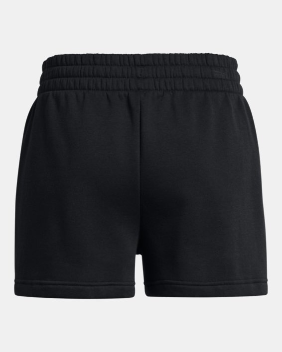 Women's UA Rival Fleece Shorts, Black, pdpMainDesktop image number 5